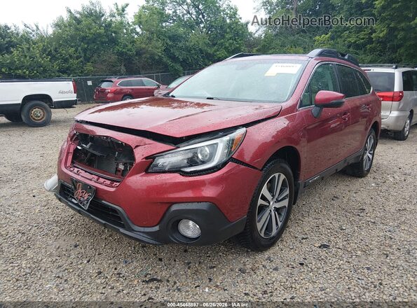 4S4BSANC2K3227067 2019 SUBARU OUTBACK Red Przód lewy