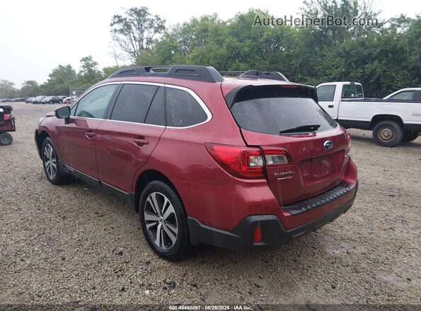 4S4BSANC2K3227067 2019 SUBARU OUTBACK Red Tył lewy