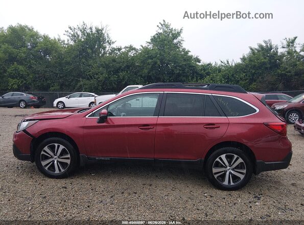 4S4BSANC2K3227067 2019 SUBARU OUTBACK Red Widok wnętrza 360 stopni