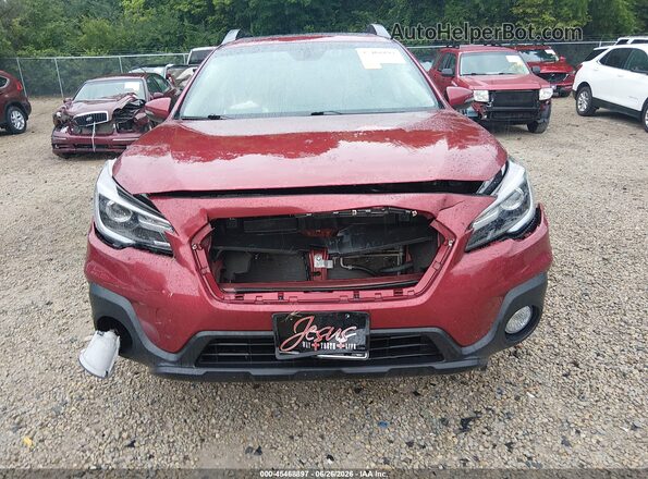 4S4BSANC2K3227067 2019 SUBARU OUTBACK Red Widok zestawu wskaźników