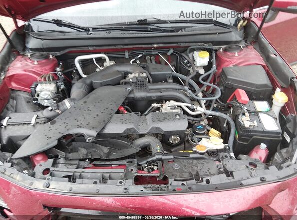 4S4BSANC2K3227067 2019 SUBARU OUTBACK Red Widok z tyłu