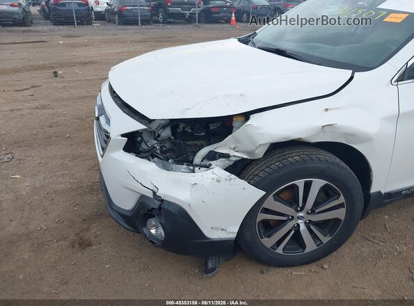 4S4BSANC2K3275541 2019 SUBARU OUTBACK Белый Вид спереди