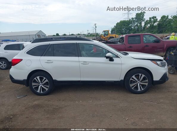 4S4BSANC2K3275541 2019 SUBARU OUTBACK Белый Вид задней части салона