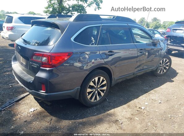 4S4BSANC3H3276481 2017 SUBARU OUTBACK Gray Tył prawy