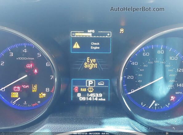 4S4BSANC3H3276481 2017 SUBARU OUTBACK Gray Widok tylnych siedzeń