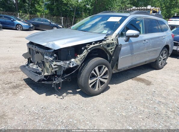 4S4BSANC3J3233510 2018 SUBARU OUTBACK Silver წინა მარცხენა ხედი სამი მეოთხედიდან