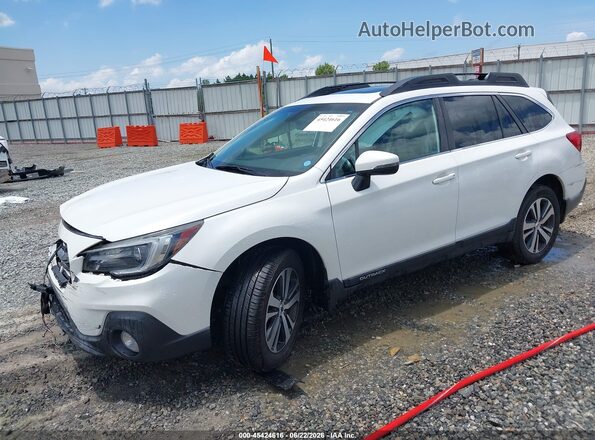4S4BSANC3J3296543 2018 SUBARU OUTBACK White Vista tres cuartos delantera izquierda