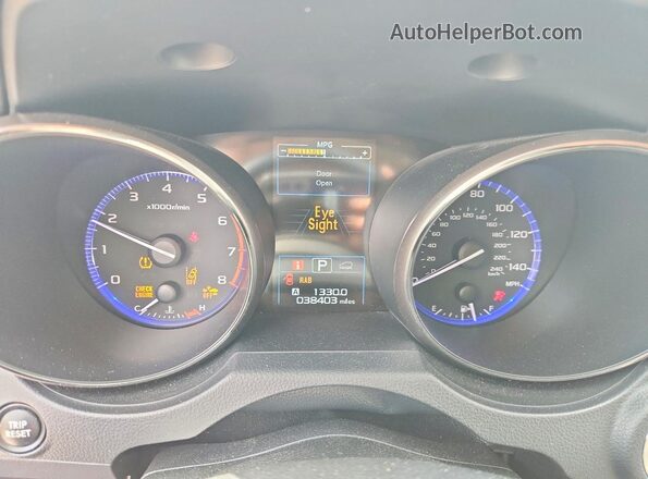 4S4BSANC3K3366527 2019 SUBARU OUTBACK Silver Вид щитка приладів