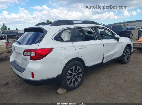 4S4BSANC4G3280392 2016 SUBARU OUTBACK White Trasero derecho