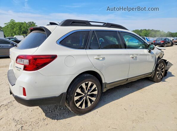 4S4BSANC4G3302553 2016 SUBARU OUTBACK White Rear right