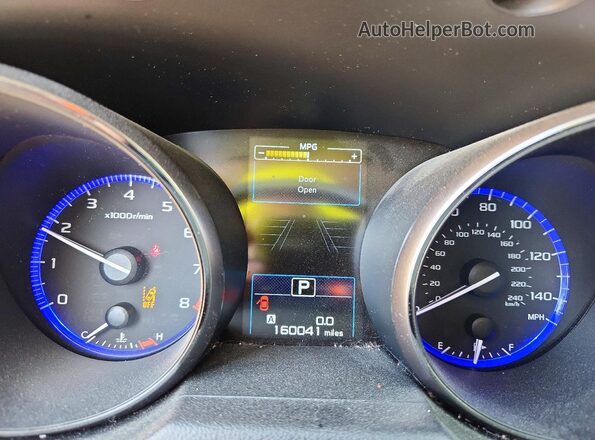 4S4BSANC4G3302553 2016 SUBARU OUTBACK White Instrument cluster view