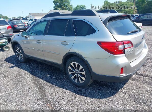 4S4BSANC4H3287182 2017 SUBARU OUTBACK Серебряный Задняя левая четверть