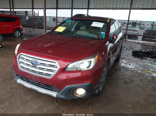 4S4BSANC4H3306426 2017 SUBARU OUTBACK Red Передня ліва чверть