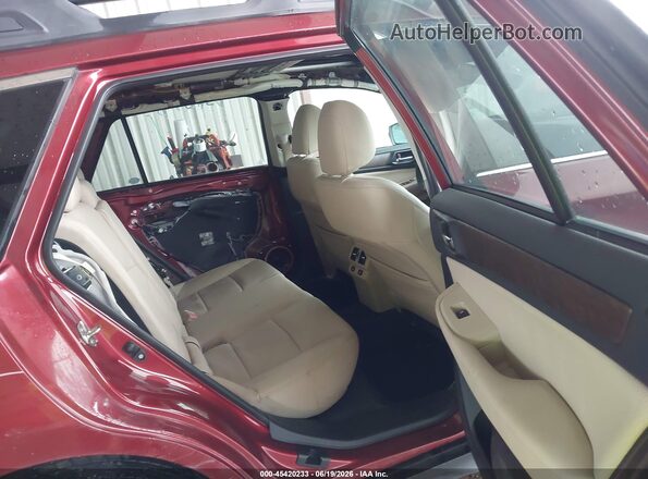 4S4BSANC4H3306426 2017 SUBARU OUTBACK Red Вид наклейки з VIN-кодом
