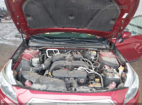 4S4BSANC4H3306426 2017 SUBARU OUTBACK Red Вид ззаду