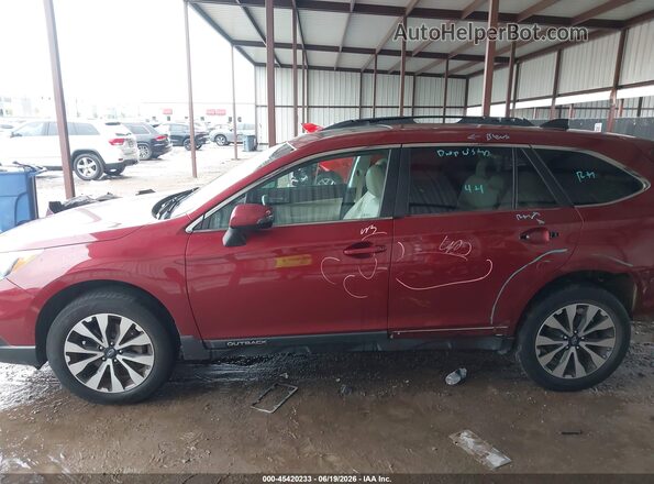 4S4BSANC4H3306426 2017 SUBARU OUTBACK Red Панорамний вид салону 360°
