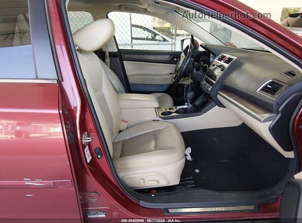 4S4BSANC4H3387556 2017 SUBARU OUTBACK Burgundy Widok wnętrza z przodu