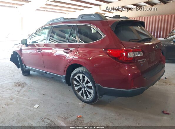 4S4BSANC4H3413900 2017 SUBARU OUTBACK Red 