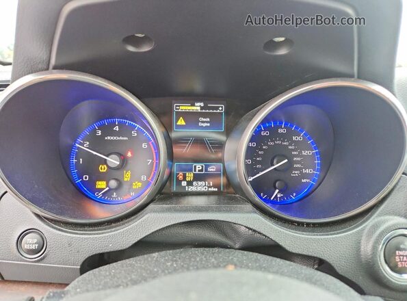 4S4BSANC4J3244175 2018 SUBARU OUTBACK Белый Вид щитка приборов