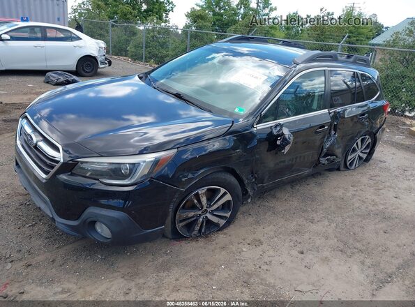 4S4BSANC4K3264931 2019 SUBARU OUTBACK Black Vista tres cuartos delantera izquierda