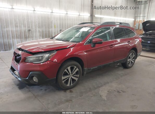 4S4BSANC4K3291398 2019 SUBARU OUTBACK Red Vista tres cuartos delantera izquierda