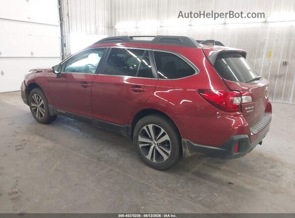 4S4BSANC4K3291398 2019 SUBARU OUTBACK Red Trasero izquierdo