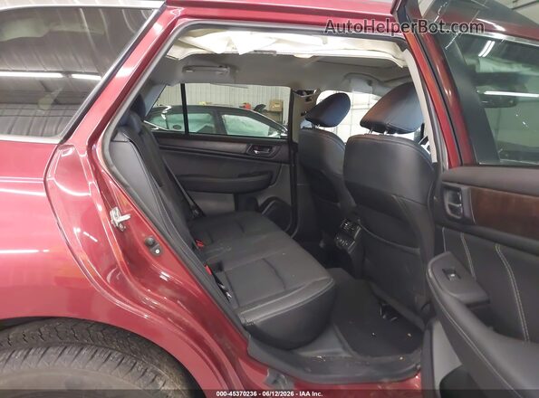 4S4BSANC4K3291398 2019 SUBARU OUTBACK Red Vista de la etiqueta del VIN