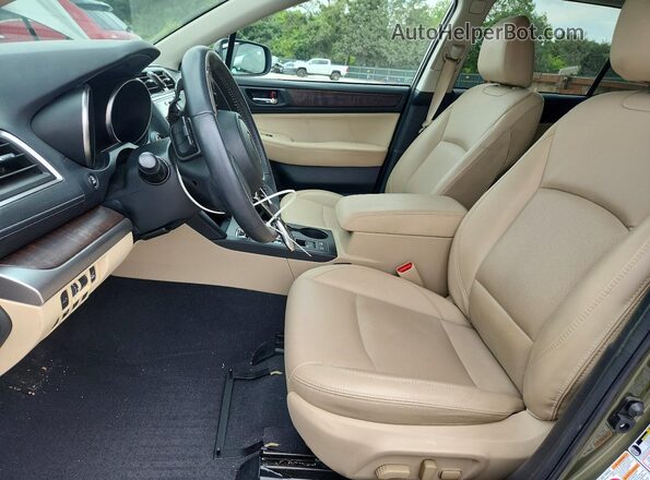 4S4BSANC4K3364088 2019 SUBARU OUTBACK Зеленый Вид салона спереди