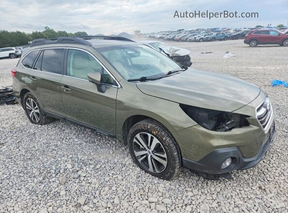 4S4BSANC4K3364088 2019 SUBARU OUTBACK Зеленый Передняя правая четверть