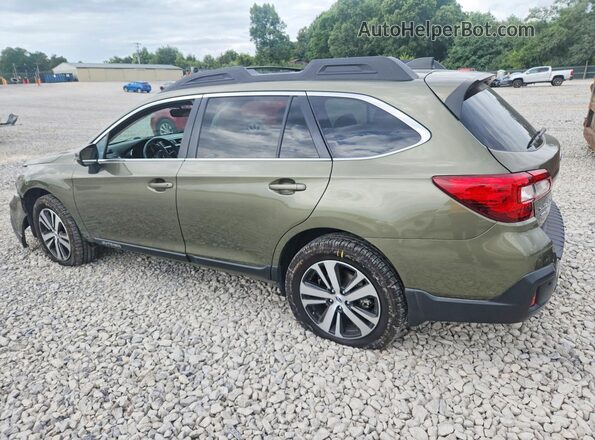 4S4BSANC4K3364088 2019 SUBARU OUTBACK Зеленый Задняя левая четверть
