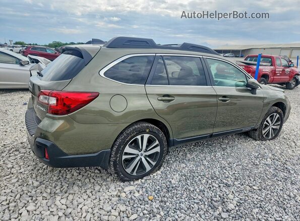4S4BSANC4K3364088 2019 SUBARU OUTBACK Зеленый Задняя правая четверть