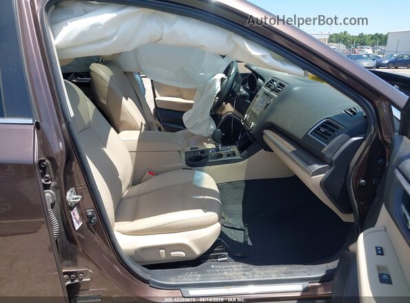 4S4BSANC4K3370246 2019 SUBARU OUTBACK Brown წინა სალონის ხედი
