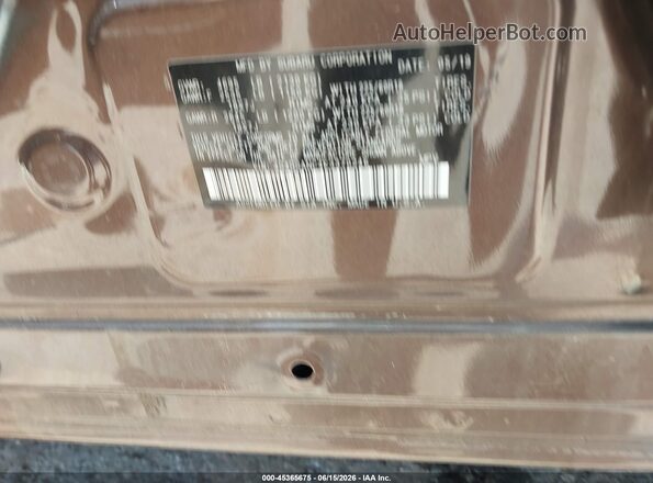 4S4BSANC4K3370246 2019 SUBARU OUTBACK Brown ძრავის განყოფილების ხედი