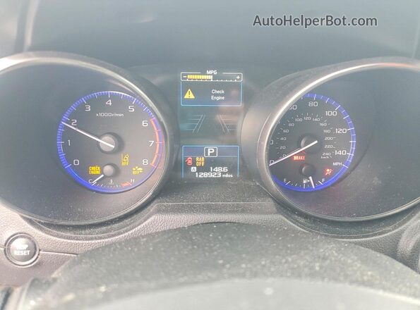 4S4BSANC5H3278233 2017 SUBARU OUTBACK White Вид щитка приладів