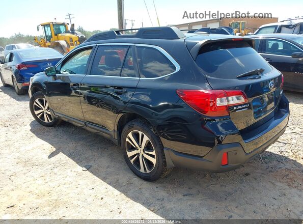 4S4BSANC5J3324004 2018 SUBARU OUTBACK Black Trasero izquierdo