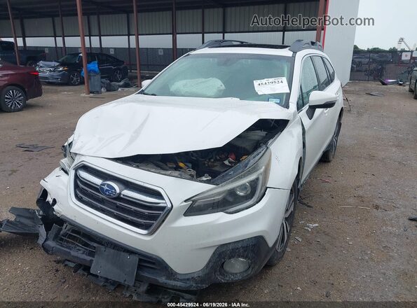4S4BSANC5J3334953 2018 SUBARU OUTBACK White Առջևի ձախ երեք քառորդ տեսարան