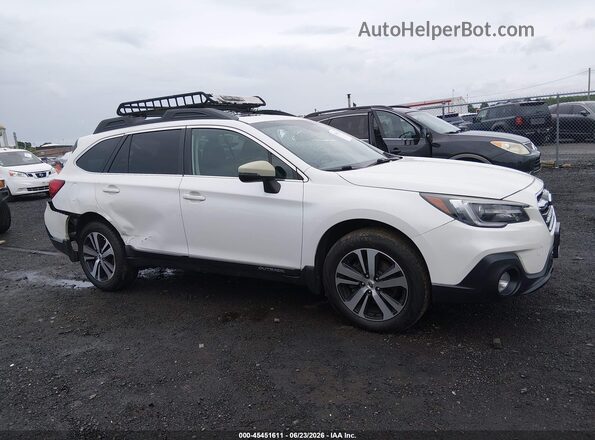 4S4BSANC5K3308578 2019 SUBARU OUTBACK White Vista interior trasera