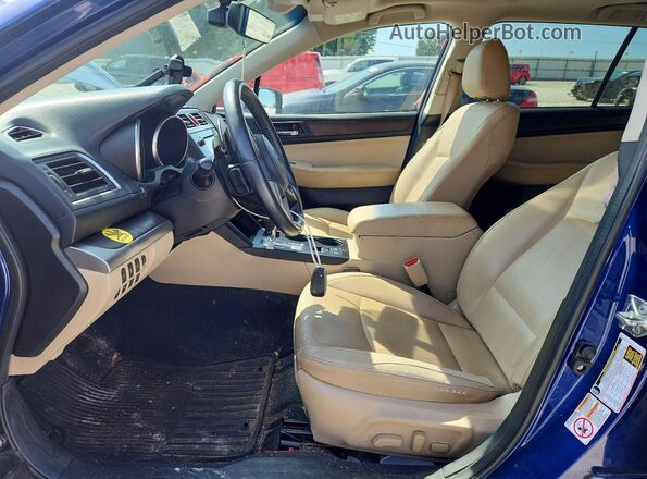 4S4BSANC6H3370869 2017 SUBARU OUTBACK Blue Вид салону спереду