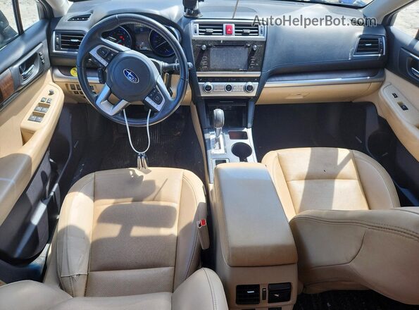 4S4BSANC6H3370869 2017 SUBARU OUTBACK Blue Вид панелі приладів