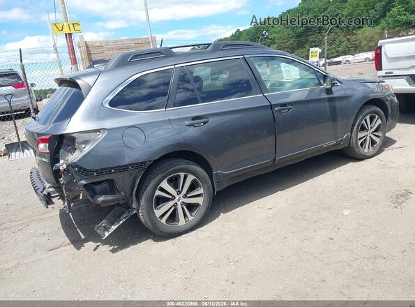 4S4BSANC6J3294575 2018 SUBARU OUTBACK Gray Trasero derecho