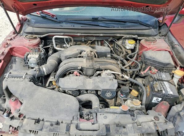 4S4BSANC6K3333053 2019 SUBARU OUTBACK Maroon ძრავის განყოფილების ხედი