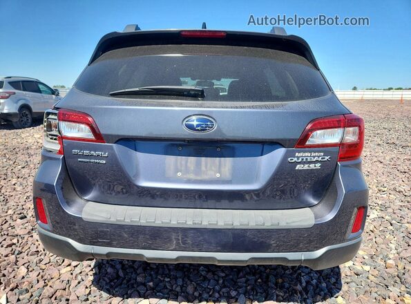 4S4BSANC7G3276482 2016 SUBARU OUTBACK Gray Вид ззаду