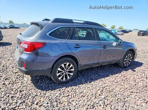 4S4BSANC7G3276482 2016 SUBARU OUTBACK Gray Задня права чверть