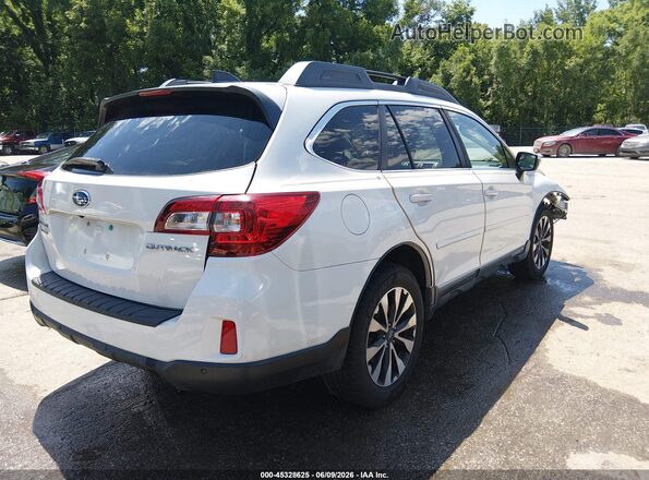 4S4BSANC7H3282154 2017 SUBARU OUTBACK White Rear right