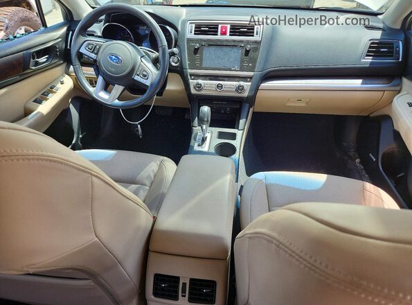 4S4BSANC7H3327660 2017 SUBARU OUTBACK Tan Widok deski rozdzielczej