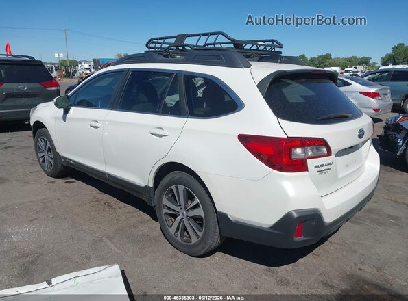 4S4BSANC7J3268681 2018 SUBARU OUTBACK White Rear left