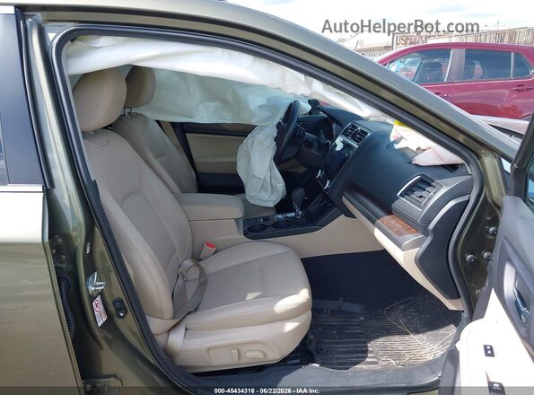 4S4BSANC7J3290602 2018 SUBARU OUTBACK Green Widok wnętrza z przodu