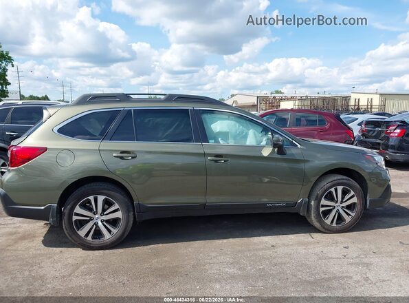 4S4BSANC7J3290602 2018 SUBARU OUTBACK Green Widok wnętrza z tyłu