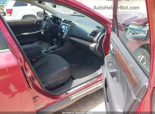 4S4BSANC7K3262879 2019 SUBARU OUTBACK Red წინა სალონის ხედი