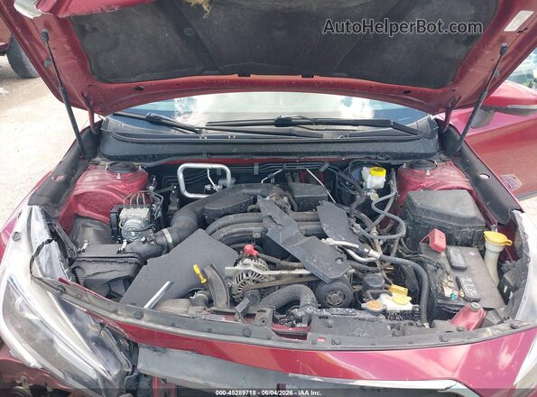 4S4BSANC7K3262879 2019 SUBARU OUTBACK Red უკანა ხედი